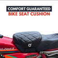 Black Quilted Bike Seat Cushion for Pakistani Riders