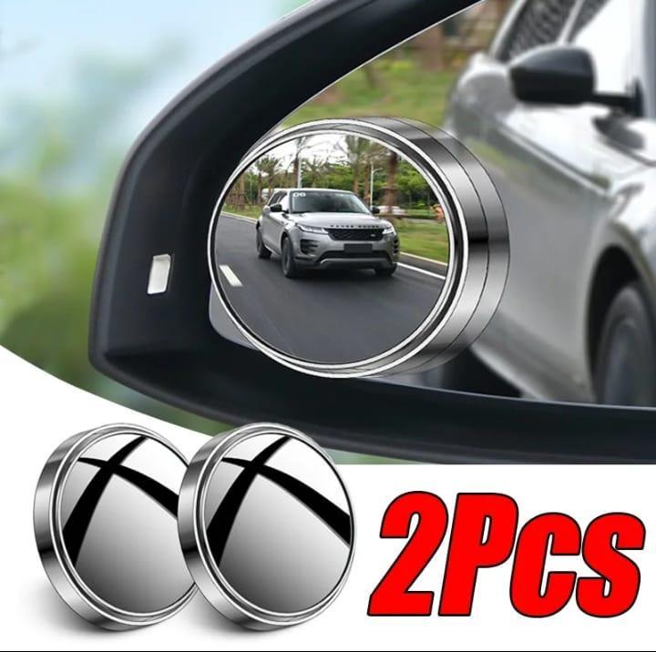 Car Convex Side Mirror Set 2pcs Glass Durable