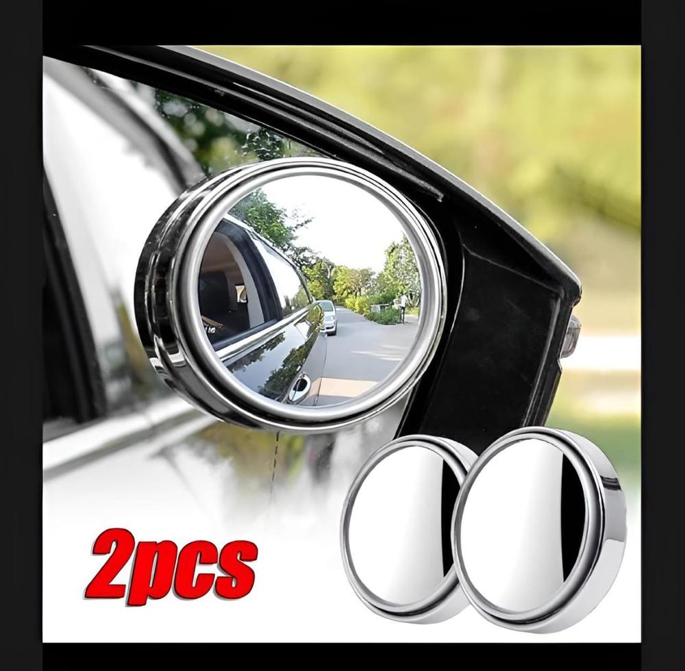 Car Convex Side Mirror Set 2pcs Glass Durable