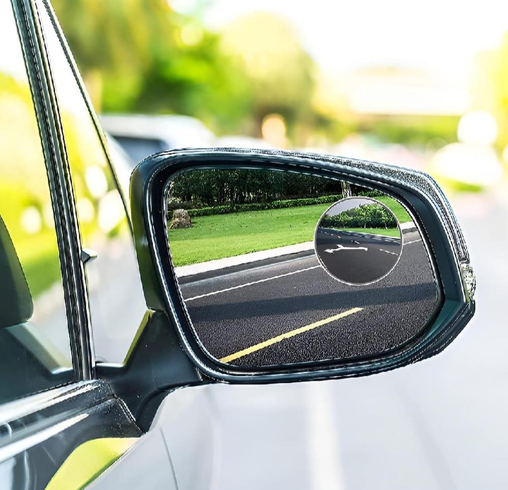 Car Convex Side Mirror Set 2pcs Glass Durable