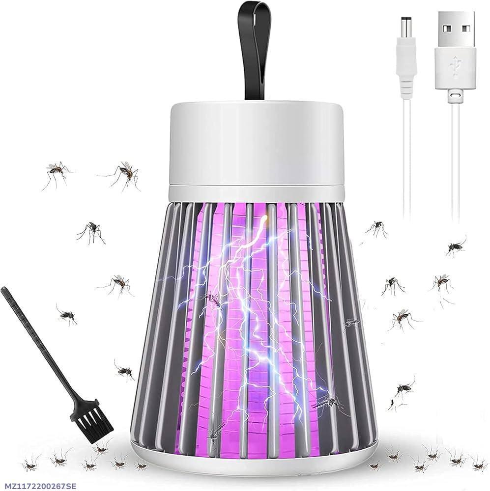 Mosquito Killer Lamp White USB Rechargeable ABS