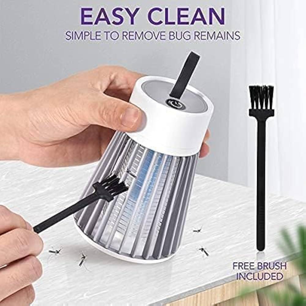 Mosquito Killer Lamp White USB Rechargeable ABS