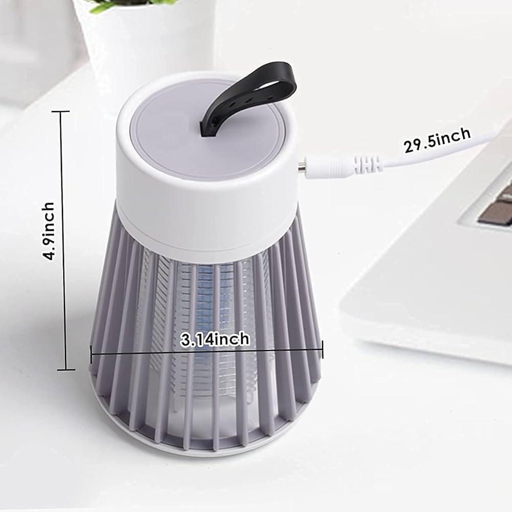 Mosquito Killer Lamp White USB Rechargeable ABS