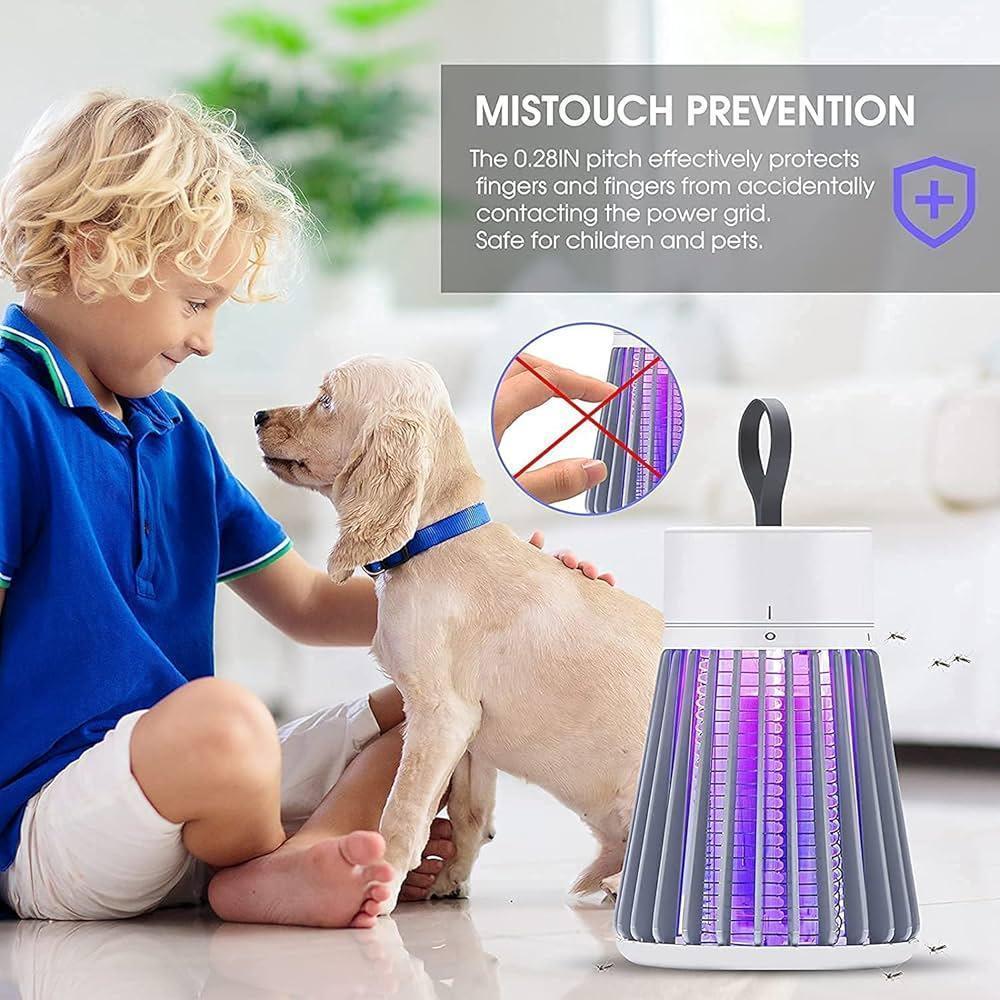 Mosquito Killer Lamp White USB Rechargeable ABS