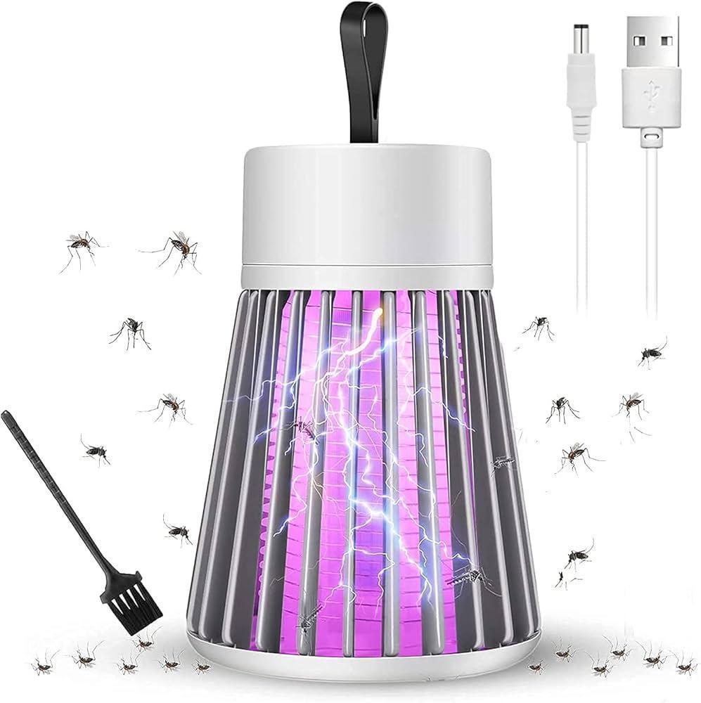 Mosquito Killer Lamp White USB Rechargeable ABS