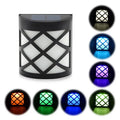Solar Wall Lamp with 5 Color Options Black