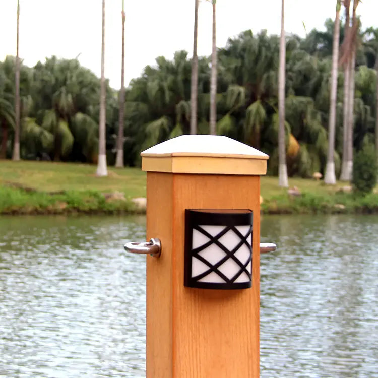 Solar Wall Lamp with 5 Color Options Black