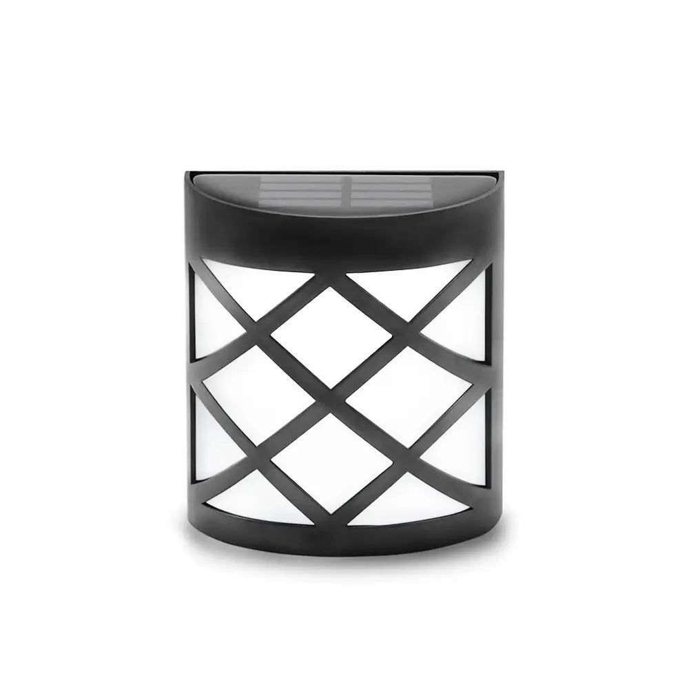 Solar Wall Lamp with 5 Color Options Black