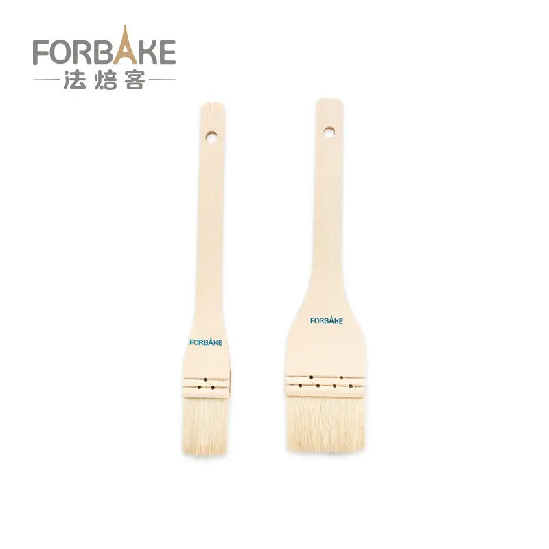 Pine Wood Brush for Mooncakes Egg Wash BBQ
