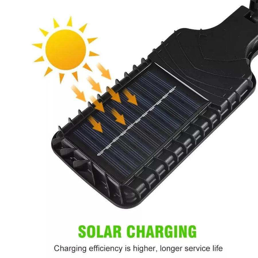 Solar Street Lamp Motion Sensor Black ABS 3 Modes