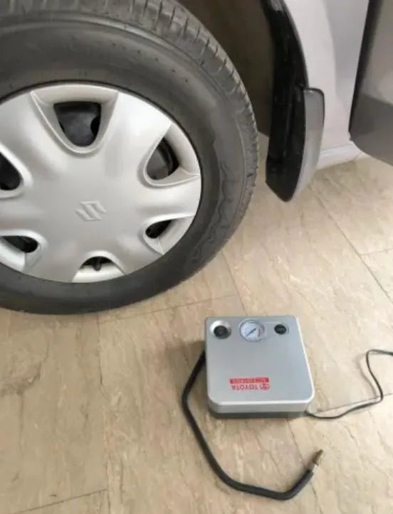 Toyota Air Pressure Inflator Silver 80PSI Portable