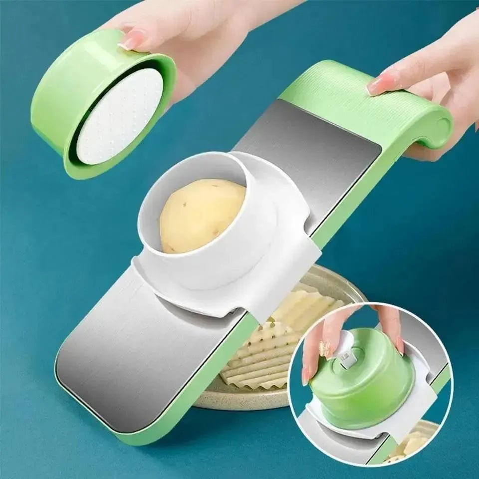 Multi-Blade Vegetable Slicer with ABS Plastic Handle