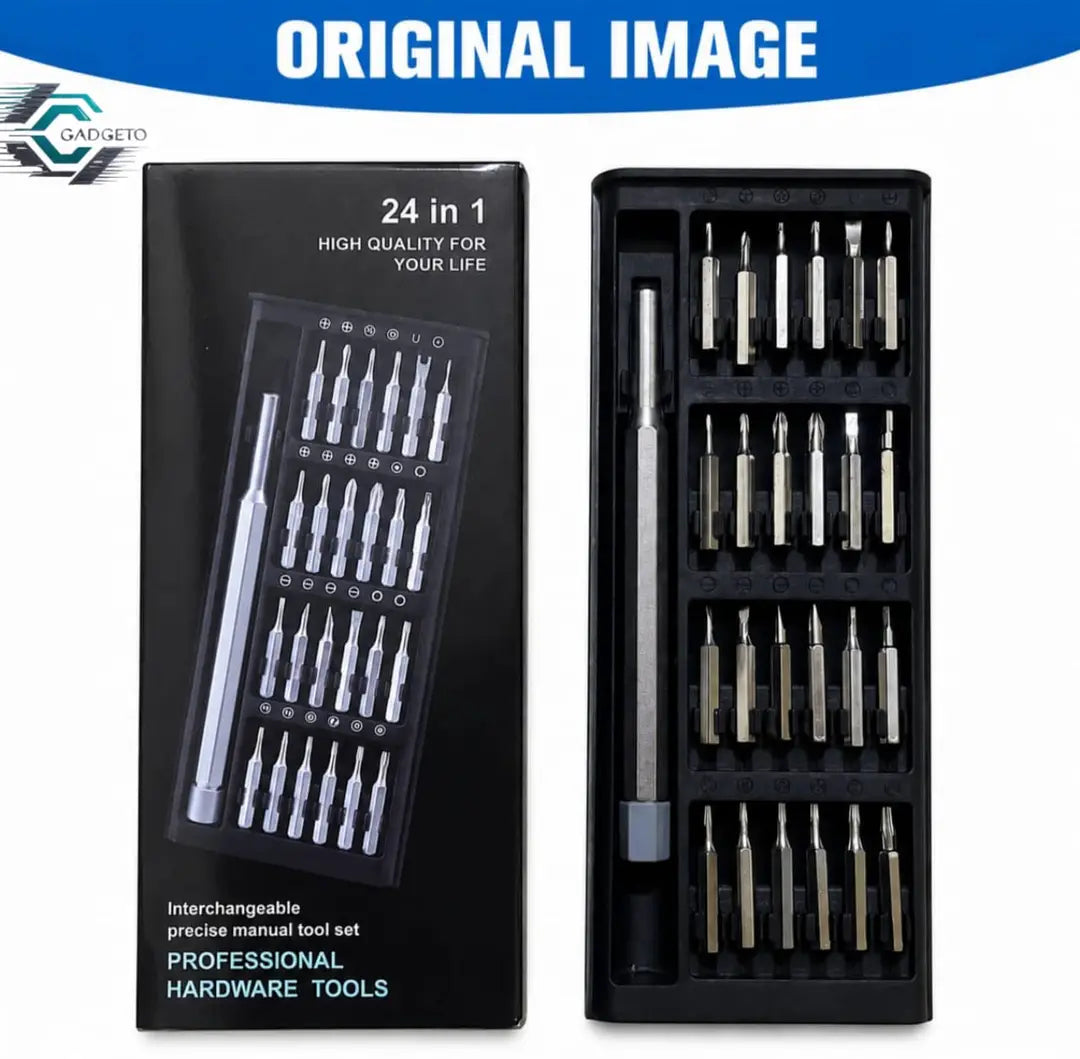 25 in 1 Magnetic Precision Screwdriver Set | Multi-Function Repair Tool Kit for Mobile, Laptop, Watch, Glasses & Electronics | Professional Precision Kit for Repairing | 24 in 1 Screwdriver Kit