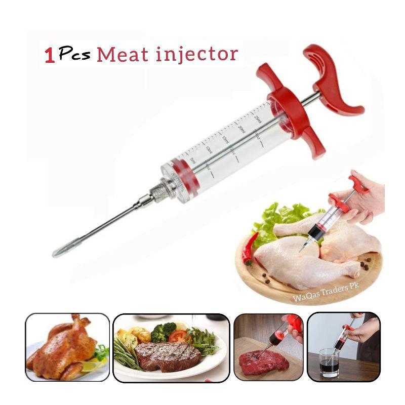 Stylish Red Injection Tool for Chicken & Turkey with 30ml Capacity
