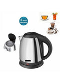 Cordless Electric Kettle 2L Stainless Steel Black Instant Boil